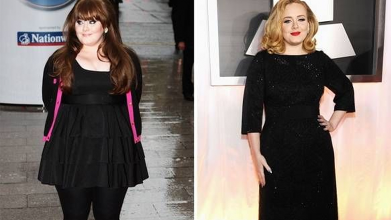 Adele antes y después