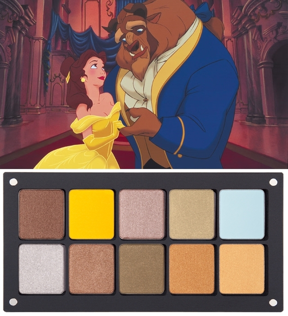 Paletas de maquillaje inspiradas en princesas Disney
