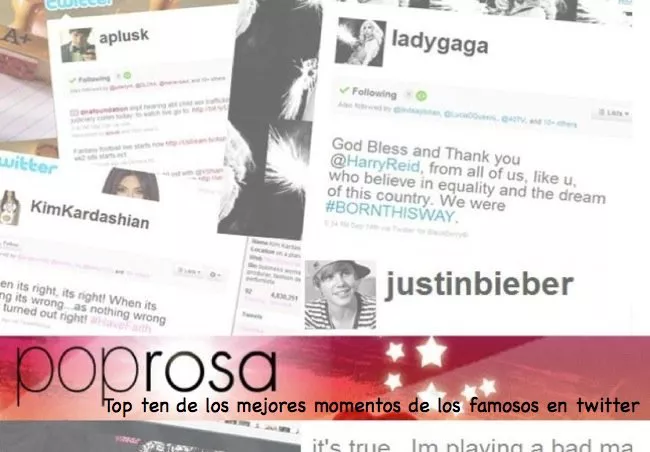 Top ten: los mejores momentos de los famosos en Twitter