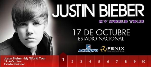 Precios de Entradas de Justin Bieber en Lima