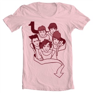 Las camisetas de One Direction más vendidas en Clasf