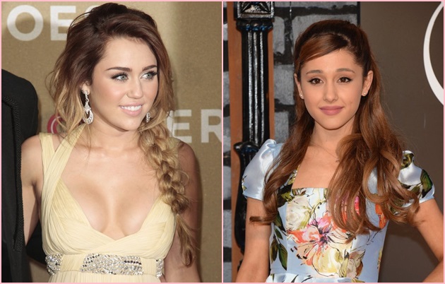 Miley Cyrus compone canción para Ariana Grande