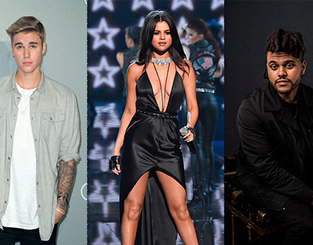 Justin Bieber, Selena Gómez y The Weeknd coinciden en la misma fiesta