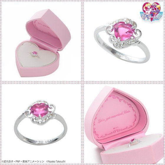 Este anillo de pedida de Sailor Moon es lo más bonito del mundo