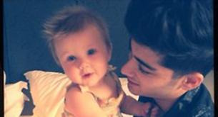 Baby  Zayn on Los Chicos De One Direction Se Ponen Paternales Con Baby Lux