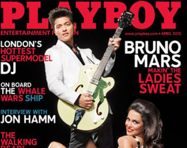 Bruno Mars es portada en la revista Playboy