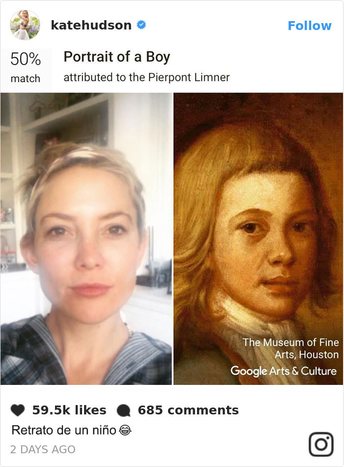 App de Google para encontrar tu doble en el arte