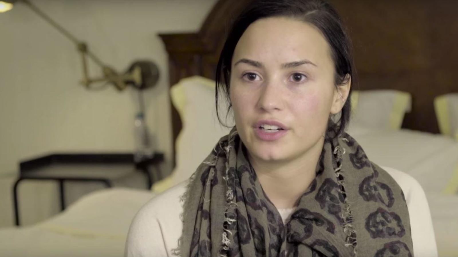 Demi Lovato sin maquillaje