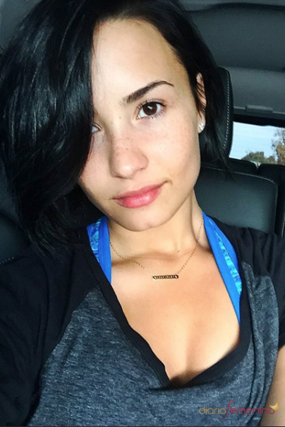 Demi Lovato sin maquillaje
