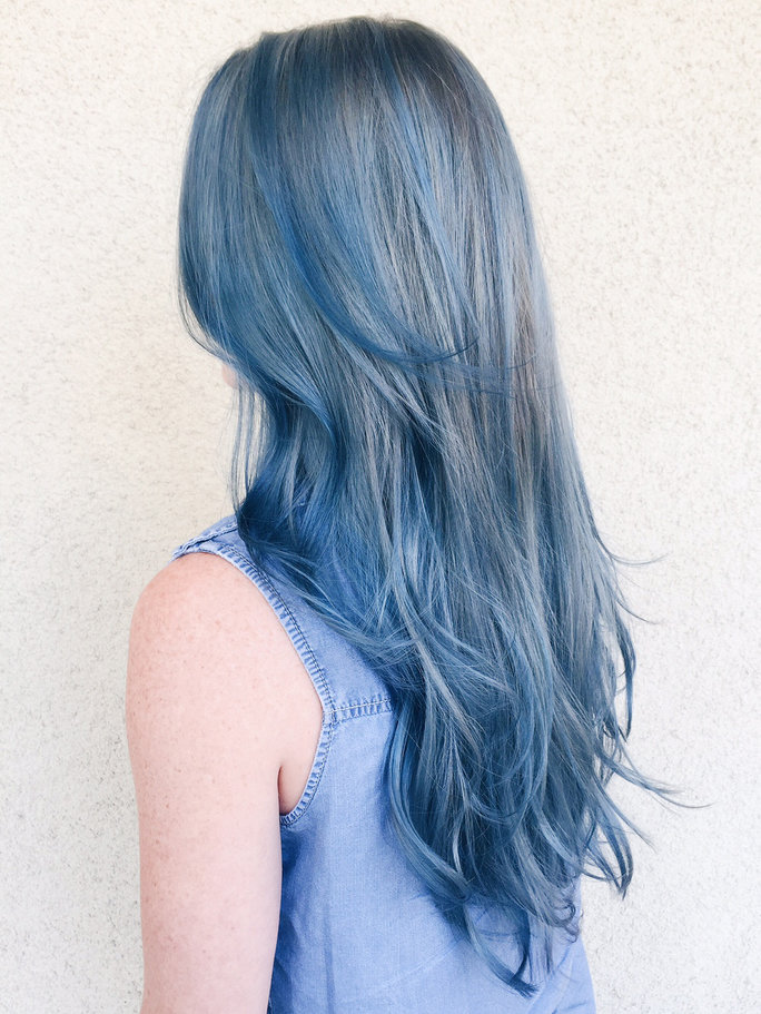 Tendencia denim hair 