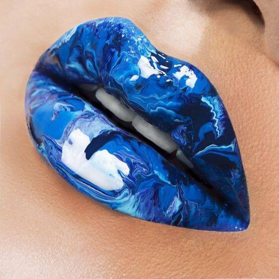 Tendencia labios de mármol 