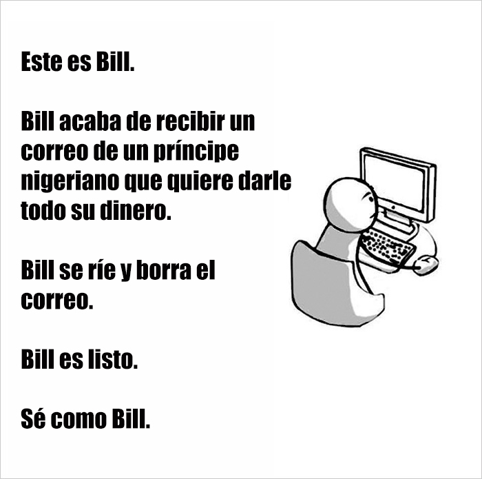 meme "sé como Bill"