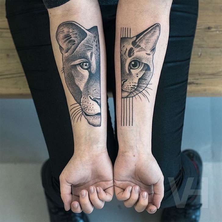 Tatuajes simétricos