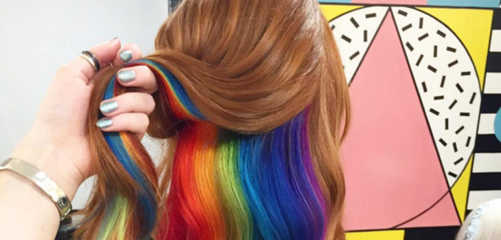 Hidden Rainbow Hair