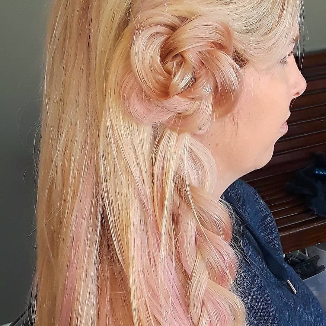 #rosebraid, trenzas con forma de rosa