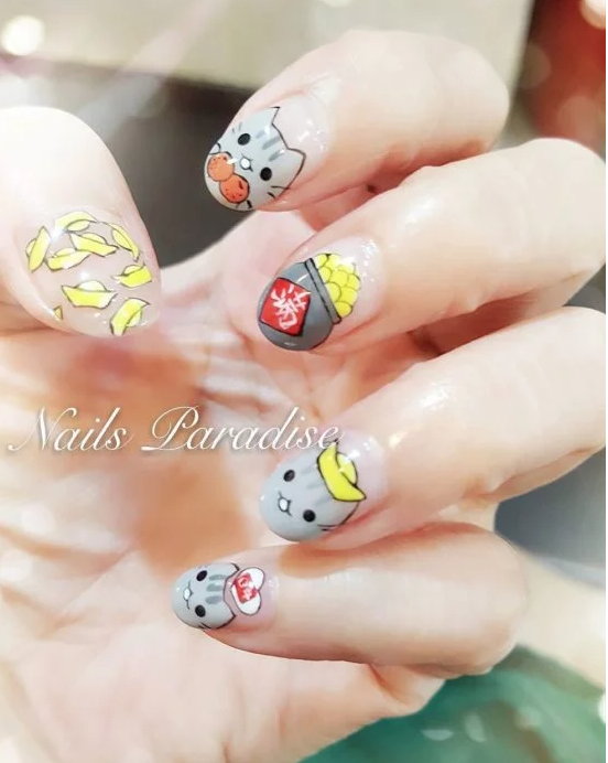 Uñas con transparencias