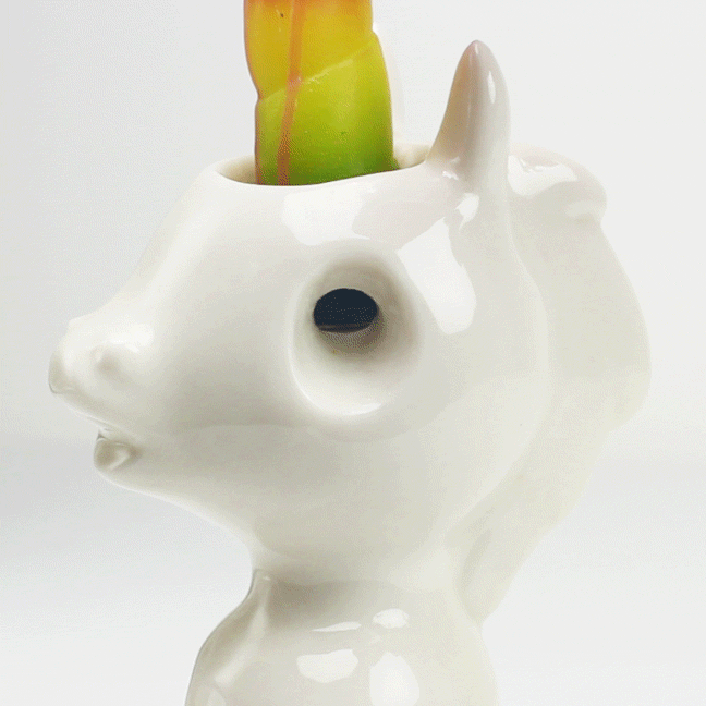Vela de unicornio que llora lagrimas de colores