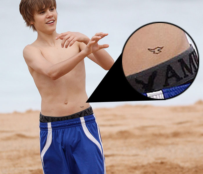 Justin Bieber nos enseña su tatuaje