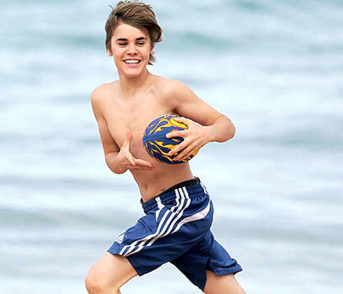 Justin Bieber quiere más músculos