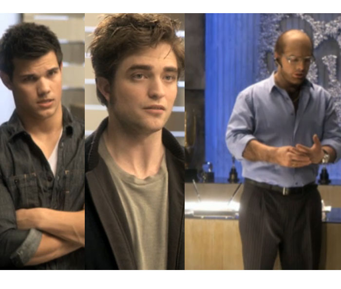 Taylor Lautner y Tom Cruise hacen un trío con Robert Pattinson en MTV