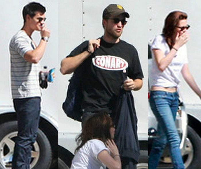 Robert Pattinson vuelve a encontrarse con Taylor Lautner y Stewart
