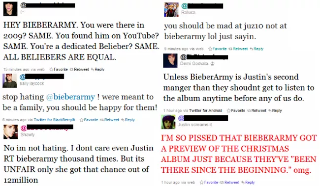 Pelea de Believers celosas en /el barro/ Twitter