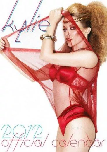 Kylie Minogue posa sepsi para su calendario oficial del 2012