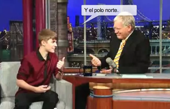 Justin Bieber, menos mal que la música se te da mejor que la geografía... Oh Wait! Justin Bieber, menos mal que la música se te da mejor que la geografía... Oh Wait!