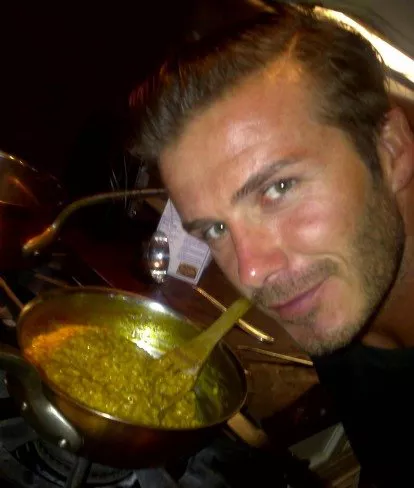 David Beckham, pásame una tapita de arroz