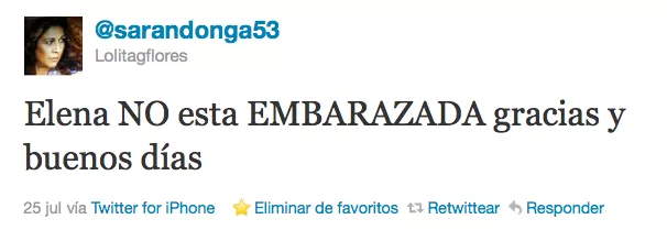 Si dices cosas que no son de Elena Furiase, te las verás con su madre Si dices cosas que no son de Elena Furiase, te las verás con su madre