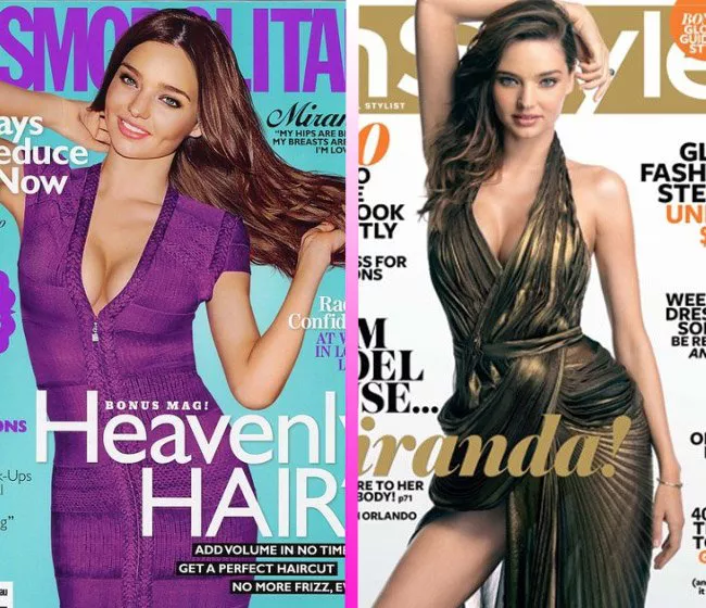 Miranda Kerr lo parte en las portadas de verano: madre mía cómo sube el calor esta muchacha