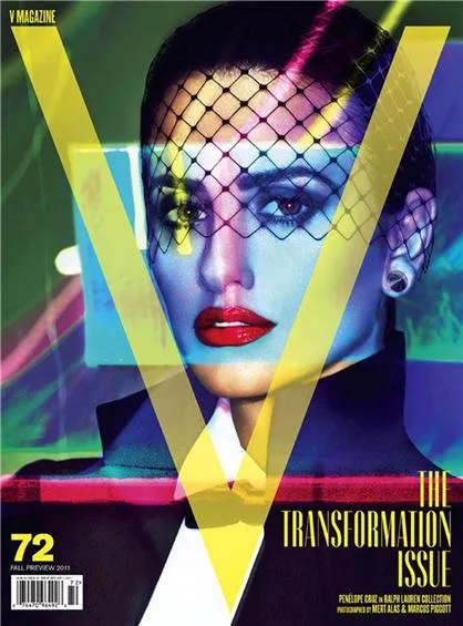 Penélope Cruz la mar de... de no sé que, en la portada de V Magazine Penélope Cruz la mar de... de no sé que, en la portada de V Magazine