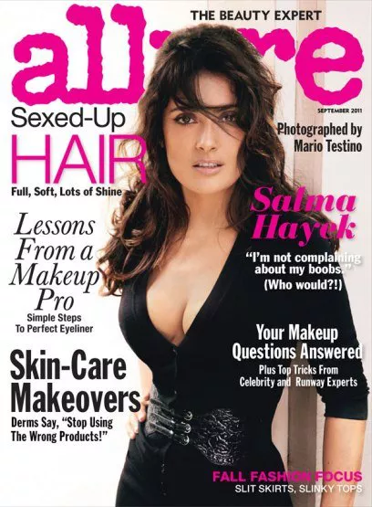 Salma Hayek, esos pechos vale que sean tuyos pero... ¿esa cadera?