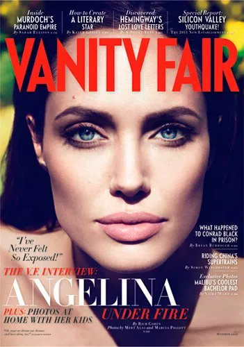 Angelina Jolie es todo ojos para 'Vanity Fair'