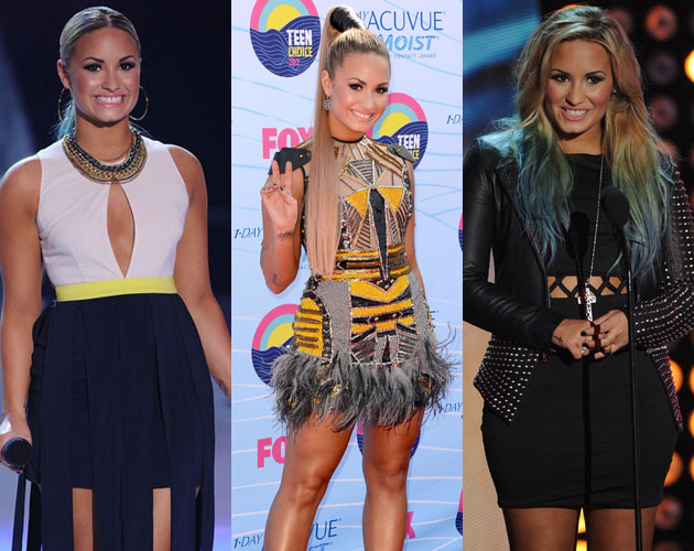 ¿Cuál de los modelitos de Demi Lovato en los Teen Choice Awards os gusta más? ¿Cuál de los modelitos de Demi Lovato en los Teen Choice Awards os gusta más?