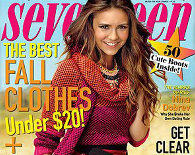 Nina Dobrev es portada de la revista Seventeen