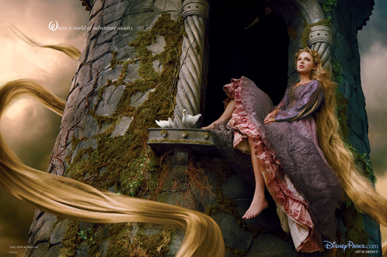 Taylor Swift es Rapunzel según Annie Leibobitz