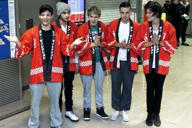 One Direction rueda su película en Japón One Direction rueda su película en Japón