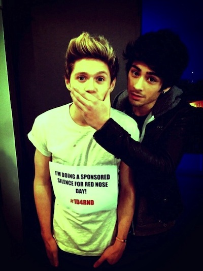 One Direction: Niall Horan en silencio por el Red Nose Day One Direction: Niall Horan en silencio por el Red Nose Day