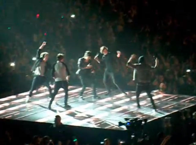 One Direction hacen el Harlem Shake en un concierto