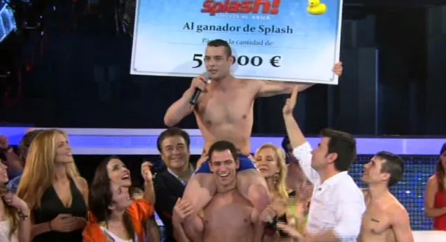 Gervasio Deferre ganador de Splash... y Daniela Blume enseña el culo.