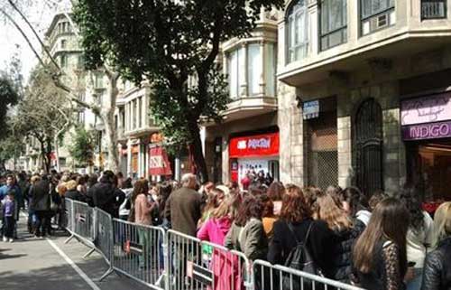 One Direction abre una nueva tienda en Madrid