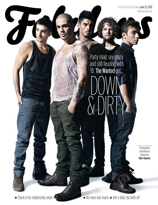 The Wanted celebran su visita a España siendo portada de Fabulous