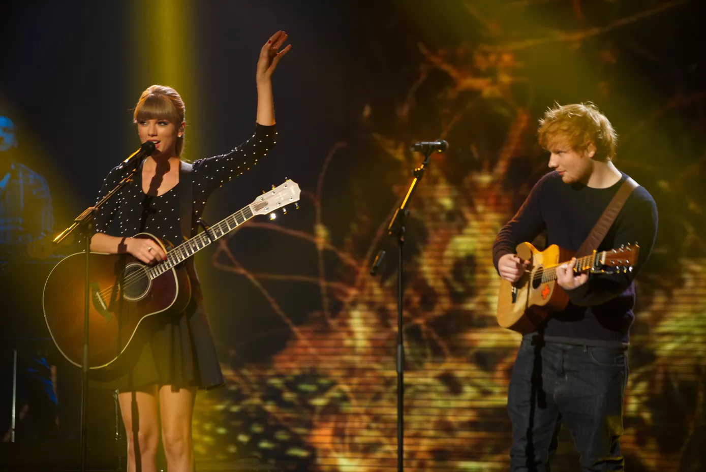 Taylor Swift y Ed Sheeran cantan juntos "Everything Has Changed" en "Britain's Got Talent"