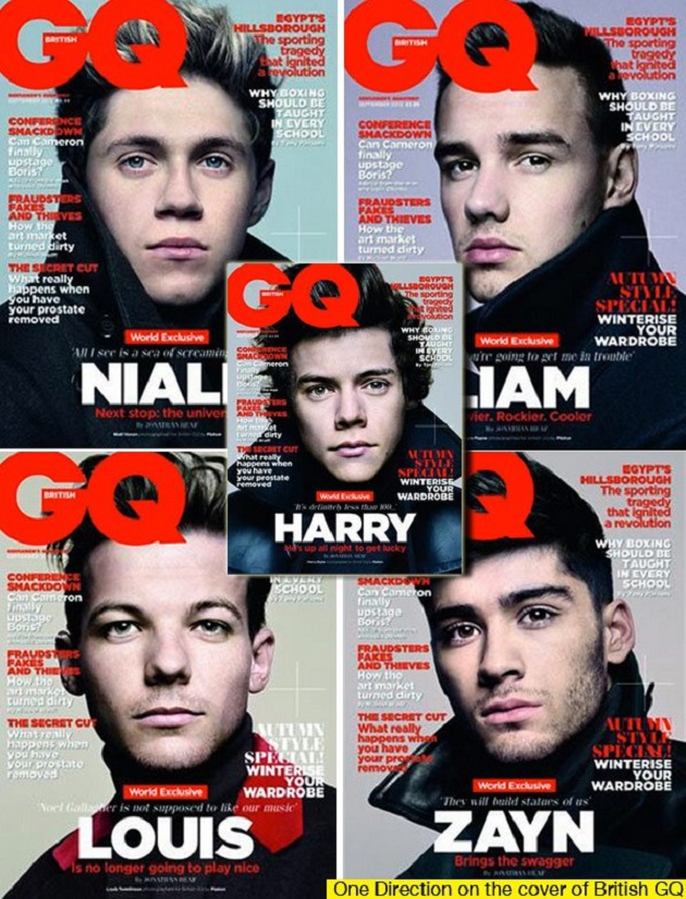 One Direction revela sus secretos más ocultos en la revista GQ One Direction revela sus secretos más ocultos en la revista GQ