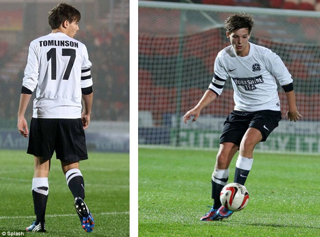 Louis Tomlinson se vuelve futbolista Louis Tomlinson se vuelve futbolista