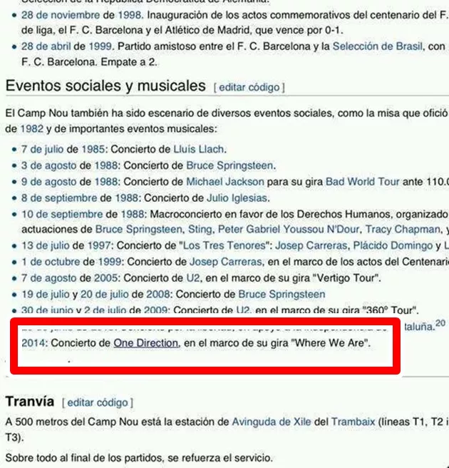 wikipedia camp nou