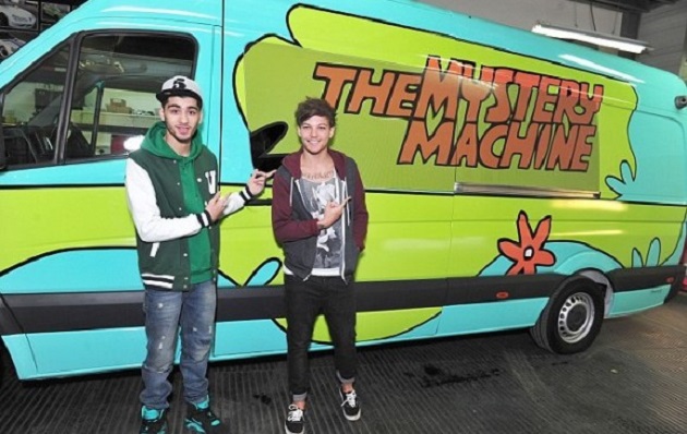 One Direction compra la camioneta de Scooby Doo One Direction compra la camioneta de Scooby Doo