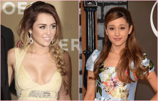 miley cyrus y ariana grande