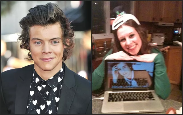 harry styles y Kelcey Hallinan 